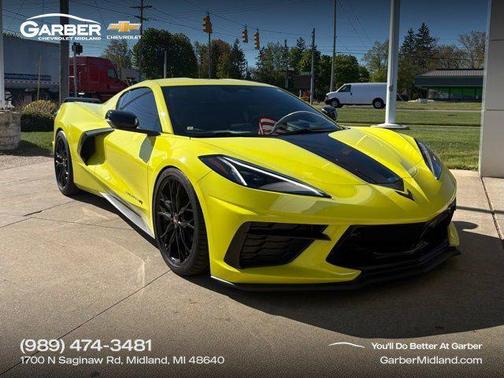 Accelerate Yellow Metallic 2024 Chevrolet Corvette Stingray w/2LT