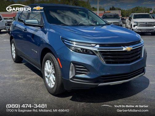 Lakeshore Blue Metallic 2024 Chevrolet Equinox 1LT