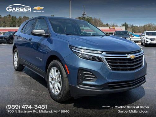 Lakeshore Blue Metallic 2024 Chevrolet Equinox LS