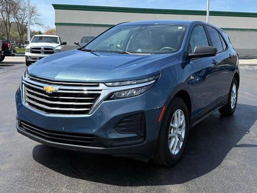 Lakeshore Blue Metallic 2024 Chevrolet Equinox LS