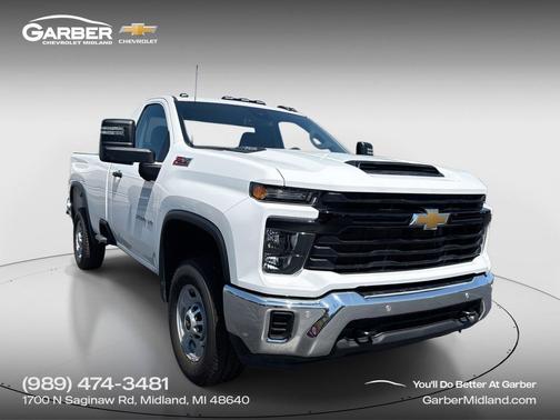 Summit White 2025 Chevrolet Silverado 2500 WT