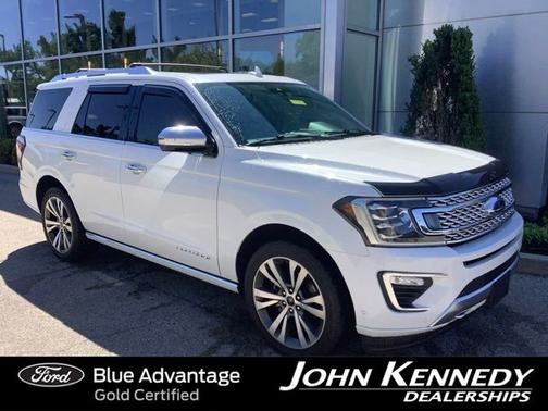 STAR WHITE MET TRI-COAT 2021 Ford Expedition PLATINUM