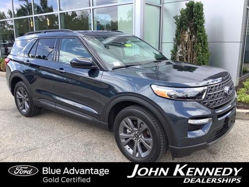 STONE BLUE METALLIC 2023 Ford Explorer XLT