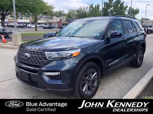 STONE BLUE METALLIC 2023 Ford Explorer XLT