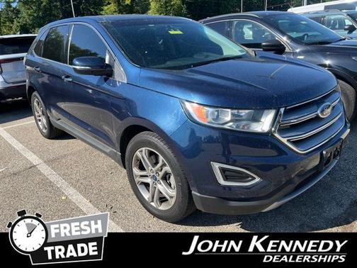 BLUE JEANS METALLIC 2017 Ford Edge TITANIUM
