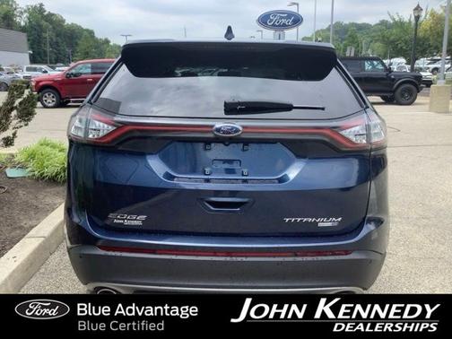 BLUE JEANS METALLIC 2017 Ford Edge TITANIUM