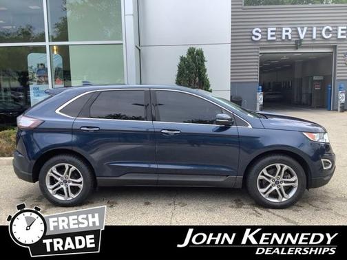 BLUE JEANS METALLIC 2017 Ford Edge TITANIUM