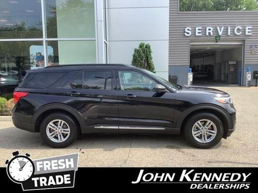 AGATE BLACK METALLIC 2020 Ford Explorer XLT
