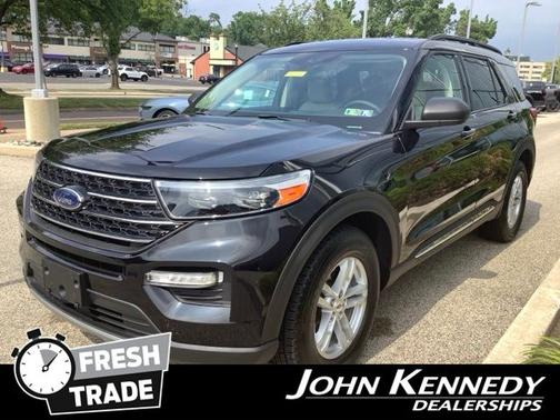 AGATE BLACK METALLIC 2020 Ford Explorer XLT