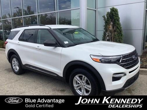 STAR WHITE MET TRI-COAT 2023 Ford Explorer XLT