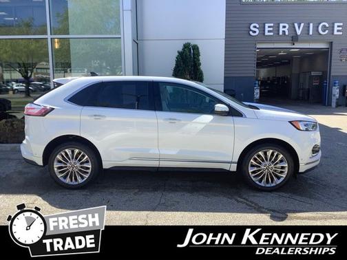 STAR WHITE 2022 Ford Edge TITANIUM