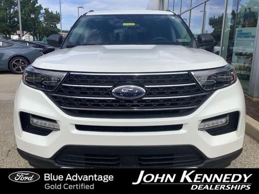 STAR WHITE MET TRI-COAT 2023 Ford Explorer XLT