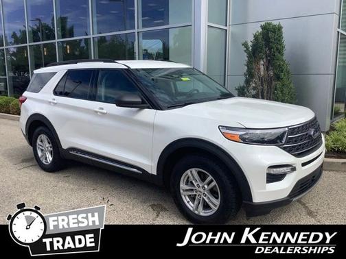 STAR WHITE MET TRI-COAT 2023 Ford Explorer XLT
