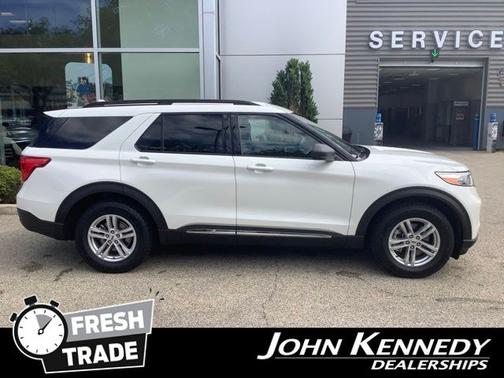 STAR WHITE MET TRI-COAT 2023 Ford Explorer XLT