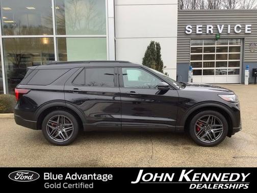 AGATE BLACK METALLIC 2025 Ford Explorer ST