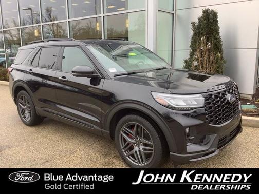 AGATE BLACK METALLIC 2025 Ford Explorer ST