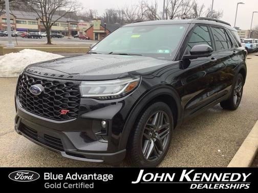 AGATE BLACK METALLIC 2025 Ford Explorer ST