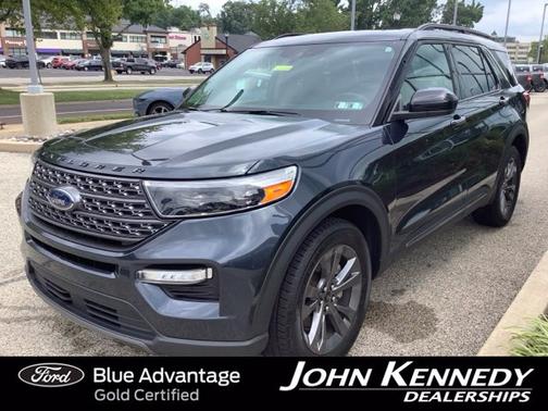 STONE BLUE METALLIC 2023 Ford Explorer XLT
