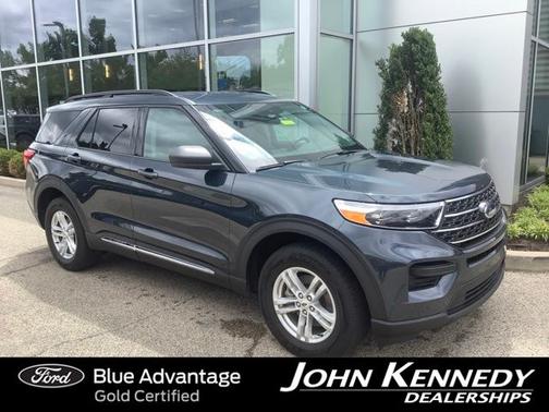 STONE BLUE METALLIC 2023 Ford Explorer XLT