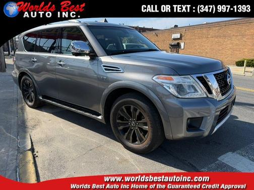 Gun Metallic 2017 Nissan Armada Platinum