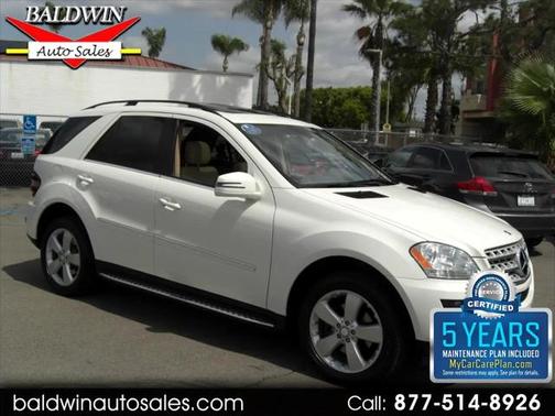 2011 Mercedes-Benz M-Class RWD 4dr ML 350