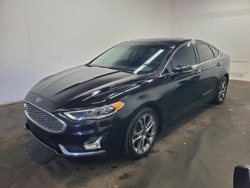 Agate Black Metallic 2020 Ford Fusion Hybrid Titanium