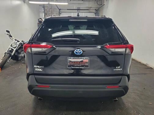 Midnight Black Metallic 2023 Toyota RAV4 Hybrid LE