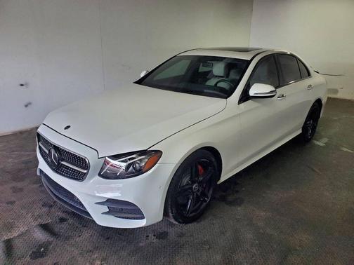 White 2017 Mercedes-Benz E-Class 4MATIC