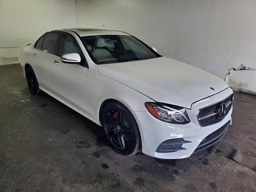 White 2017 Mercedes-Benz E-Class 4MATIC