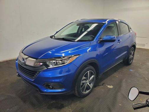 Aegean Blue Metallic 2022 Honda HR-V EX
