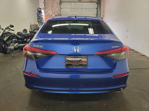 Aegean Blue Metallic 2022 Honda Civic Sport