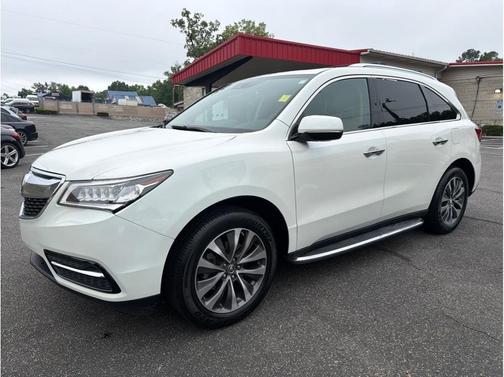 White Diamond Pearl 2016 Acura MDX SH-AWD