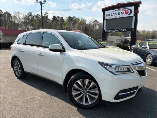 White Diamond Pearl 2016 Acura MDX SH-AWD