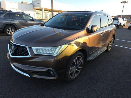 Canyon Bronze Metallic 2019 Acura MDX Sport Hybrid Advance Package