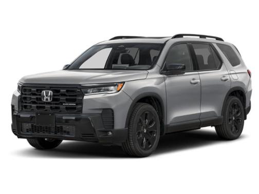 Solar Silver Metallic 2026 Honda Pilot Black Edition