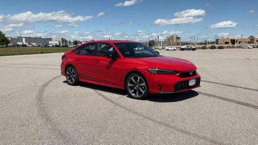 Rallye Red 2026 Honda Civic Hybrid Sport Touring
