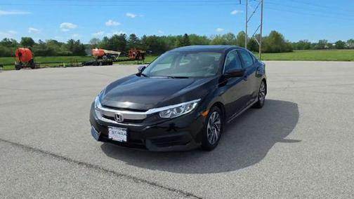 Crystal Black Pearl 2017 Honda Civic EX