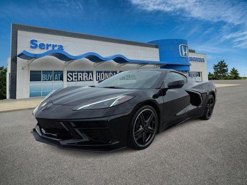 Black 2025 Chevrolet Corvette Stingray w/1LT