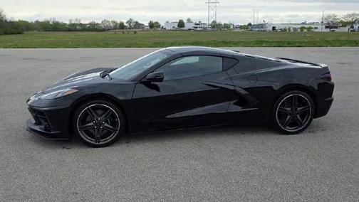 Black 2025 Chevrolet Corvette Stingray w/1LT