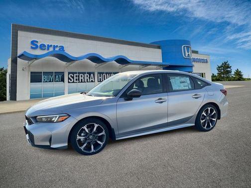 Solar Silver Metallic 2026 Honda Civic Hybrid Sport Touring