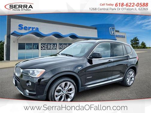 Jet Black 2017 BMW X3 xDrive28i