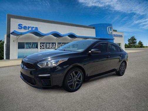 Aurora Black 2021 Kia Forte GT-Line