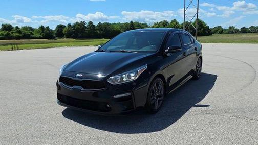 Aurora Black 2021 Kia Forte GT-Line