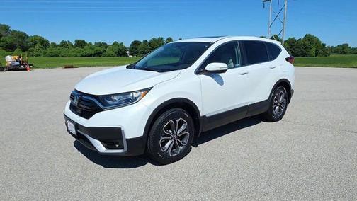 Platinum White Pearl 2021 Honda CR-V AWD EX