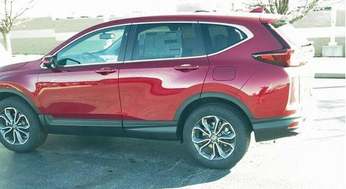 Radiant Red Metallic 2021 Honda CR-V AWD EX-L