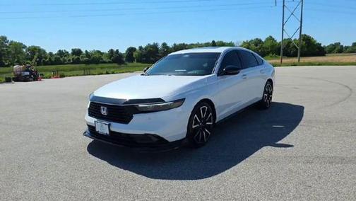 Platinum White Pearl 2026 Honda Accord Hybrid Touring