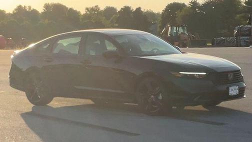 Crystal Black Pearl 2025 Honda Accord Hybrid Sport-L