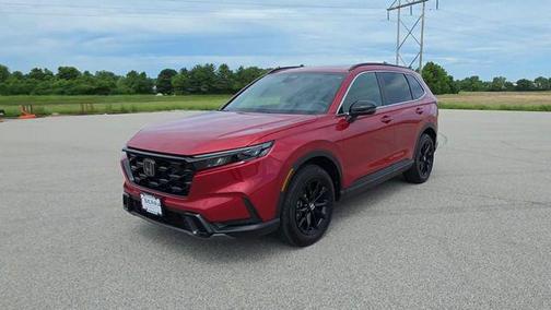Radiant Red Metallic 2025 Honda CR-V Hybrid Sport AWD