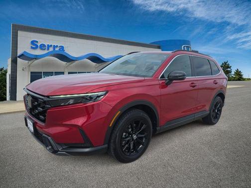 Radiant Red Metallic 2025 Honda CR-V Hybrid Sport AWD