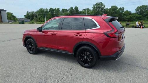 Radiant Red Metallic 2025 Honda CR-V Hybrid Sport AWD